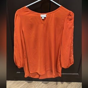 Market & Spruce Hersten Embroidery Detail Top